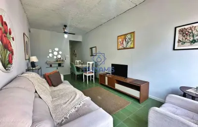 Apartamento 02 dormitórios à venda, 80 m   r  450.000 - praia das pitangueiras - guarujá sp