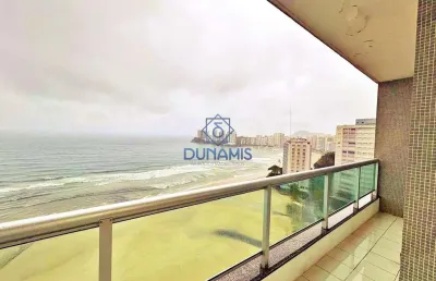 3 dormitórios com vista mar à venda, praia das pitangueiras, guaruja - sp