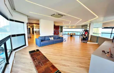 Apartamento à venda, 364 m² por r$ 7.500.000,00 - jardim astúrias - guarujá/sp