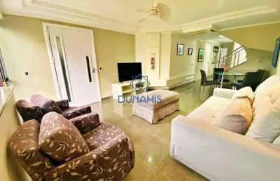 Cobertura à venda, 345 m² por r$ 2.200.000,00 - pitangueiras - guarujá/sp