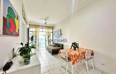 Apartamento com 2 dormitórios à venda, 60 m  por r  345.000,00 - praia das pitangueiras - guarujá sp