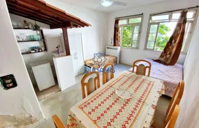Apartamento à venda, 30 m² por r$ 215.000,00 - pitangueiras - guarujá/sp