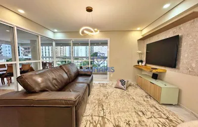 Apartamento com 3 dormitórios à venda, 142 m² por r$ 1.450.000,00 - barra funda - guarujá/sp