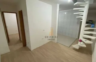 Cobertura à venda, 90 m² por r$ 385.000,00 - vila pires - santo andré/sp