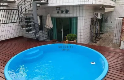 Cobertura à venda, 261 m² por r$ 1.000.000,00 - tortuga - guarujá/sp