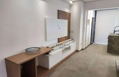 Flat com 1 dormitório para alugar, 42 m² por r$ 3.713,00/mês - centro - são bernardo do campo/sp