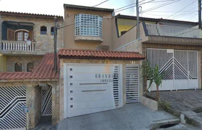Sobrado à venda, 260 m² por r$ 800.000,00 - jardim santo antônio de pádua - santo andré/sp