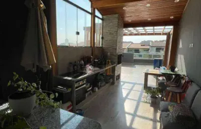 Cobertura à venda, 108 m² por r$ 477.000,00 - vila príncipe de gales - santo andré/sp