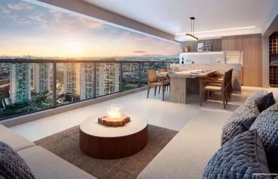 Imperdível oportunidade de investimento: apartamento de luxo com 4 quartos no jardim das perdizes, são paulo-sp!