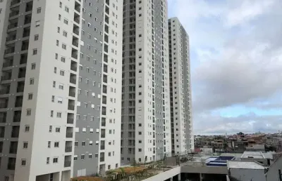 Apartamento a venda no viva clube carapicuíba, 2 quartos, sacada, 1 vaga e em andar alto