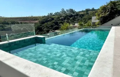 Vista exuberante e livre em campos do conde alphaville, o conforto das 5 suítes e muita tranquilidade