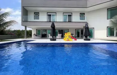 Casa - são paulo ii - 4 suítes, linda, moderna e impecável! gourmet, piscina! nova!