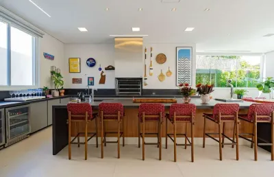 Casa a venda, com proposta sustentável, em alphaville 1 um, com assinatura de grife e 5 quartos