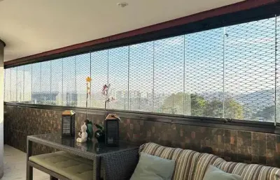 Apartamento para locação com vista livre na avenida cauaxi, com 4 quartos, churrasqueira na saca, na melhor esquina de alphaville