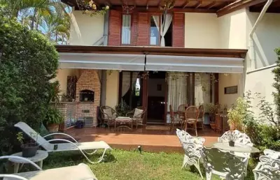 Casa a venda com quintal verde em alphaville, com churrasqueira, próximo da unip, com 3 quartos (1 suíte)