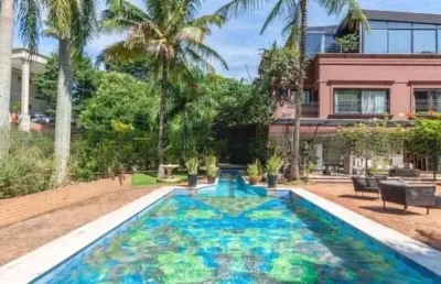 Maravilhosa casa no tamboré 2 com 5 suítes e com acabamento