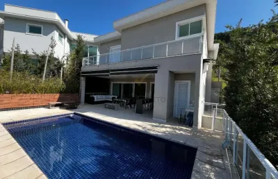 Casa em condomínio fechado com 6 quartos para alugar no tamboré, santana de parnaíba , 390 m2 por r$ 28.000