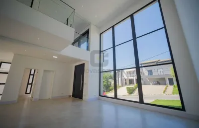 Espetacular casa de alto padrão em condomínio no jardim do golf i, jandira-sp: 6 quartos, 4 suítes, 2 salas, 10 vagas, 495m².
