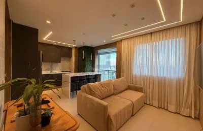 Apartamento a venda em barueri, a pé do parque municipal, mobiliado e com acabamento prime, 1 quarto, 1 vaga para carro