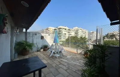 Cobertura para venda em rio de janeiro, freguesia (jacarepaguá), 3 dormitórios, 2 suítes, 6 banheiros, 2 vagas
