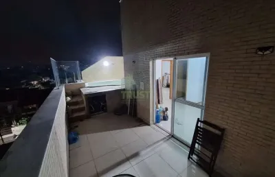 Cobertura para venda em rio de janeiro, taquara, 3 dormitórios, 1 suíte, 3 banheiros, 2 vagas