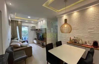 Apartamento para venda em rio de janeiro, jacarepaguá, 3 dormitórios, 1 suíte, 2 banheiros, 2 vagas