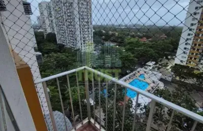 Apartamento para venda em rio de janeiro, barra da tijuca, 2 dormitórios, 1 banheiro, 1 vaga