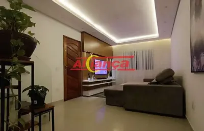 Sobrado com 4 dormitórios sendo 2 suites  a venda, 150 m² vila rosália - guarulhos - sp