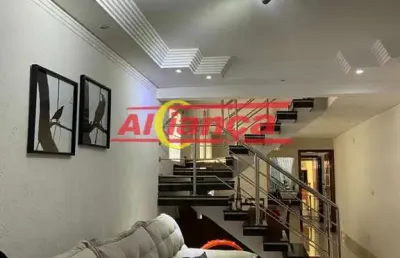 Sobrado com  dormitórios a venda, 228m² - jardim santa clara - guarulhos/sp