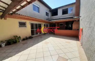 Sobrado 10x25 438m2 área construída no jardim santa clara-guarulhos