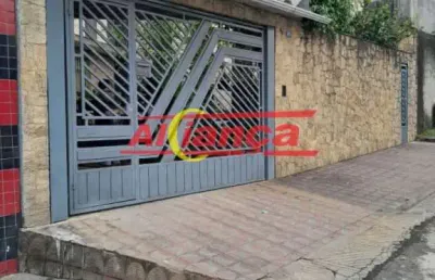 Sobrado no pq. jurema, 3 dorms. com 3 vagas, excelente construção