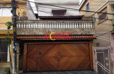 Sobrado no jardim palmira - 3 dormitórios e área gourmet - guarulhos/sp