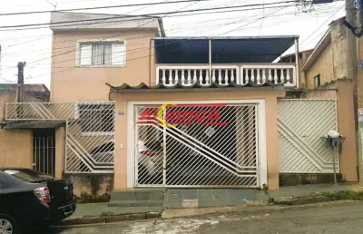 Sobrado venda com 2 casas no jardim santa cecilia - guarulhos