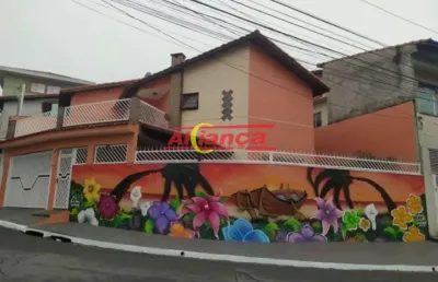 Excelente sobrado no parque continental com 3 dormitórios, 3 vagas - exclusividade aliança imóveis