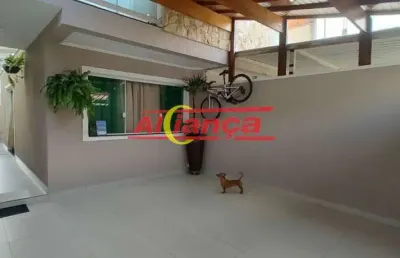 Sobrado com 3 dormitórios a venda, jardim santa clara - guarulhos - sp