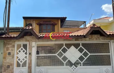 Sobrado no gopoúva com 03 dorm, suite, 04 banheiros, 03 vagas