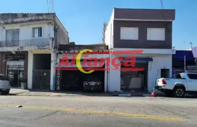 Salão comercial /lote/ terreno a venda, 143m² - jd.pinhal- guarulhos-gru/sp.