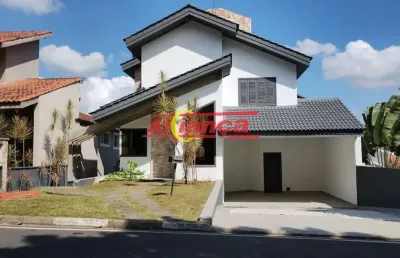 Casa condomínio arujá 5 com 3 dormitórios sendo 1 suíte, 3 salas e 6 vagas - arujá