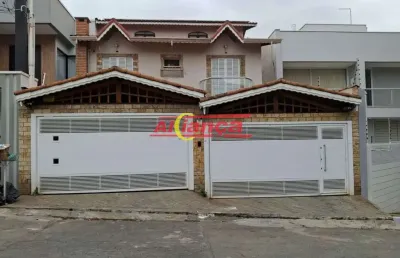 Lindo sobrado 4 dormitórios com piscina no parque renato maia - 4 vagas