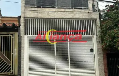 Sobrado com 3 dormitórios (1 suíte), jardim bela vista - guarulhos/sp