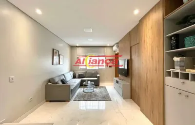 Sobrado lindo com 3 suítes, 210m² de área construída- vila augusta- guarulhos. sp.