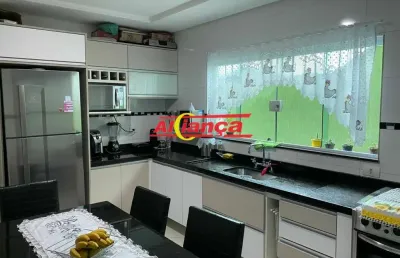 Sobrado com 3 dormitórios a venda, 180 m² - parque continental i - guarulhos/sp