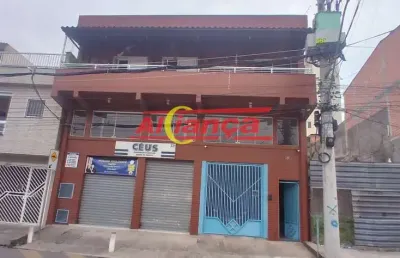 Casa com salao para comercio em bairro tranquilo e prospero