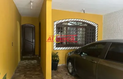 Sobrado com 4 dormitórios sendo 3 suites a venda, 200 m² parque continental ii- guarulhos/sp