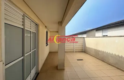 Casa térrea 2 dormitórios e quintal grande - 58m² - condomínio villa alegre - água chata/guarulhos