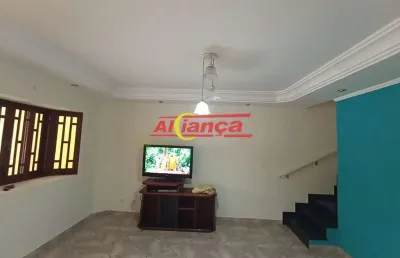 Sobrado com 3 quartos e 2 vagas à venda - vila trabalhista / guarulhos