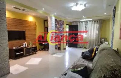 Sobrado com 3 dormitórios e 3 vagas à venda - jardim santa mena / guarulhos