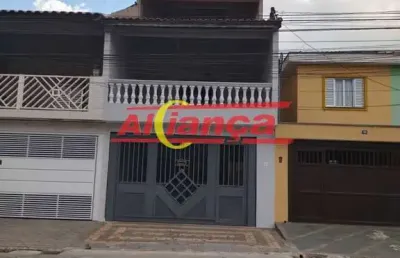 Sobrado com 3 dormitórios á venda, 125 m² continental i - guarulhos/sp