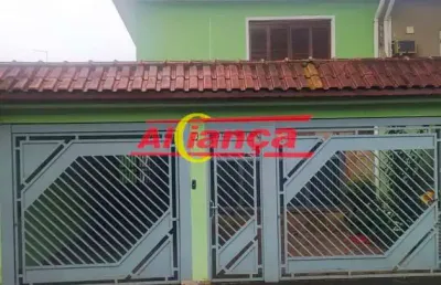 Sobrado com 3 dormitórios 1 suíte e 3 vagas, 282 m² - vila galvão - guarulhos/sp