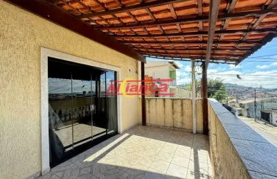 Sobrado com 3 dormitórios sendo 1 suite à venda no parque continental iv em guarulhos